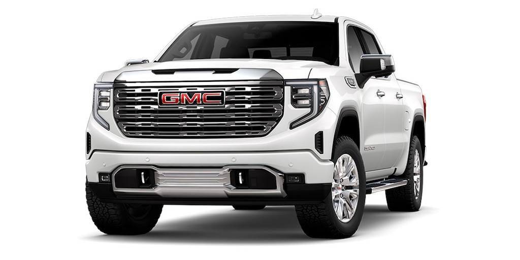Nueva GMC Sierra en color abalone white tricoat